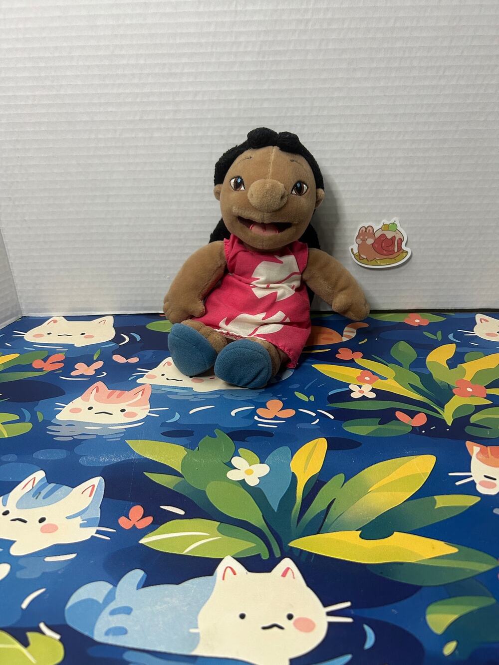 Disney Lilo & Stitch Beanie Red Dress Hawaiian Girl Plush Stuffed Toy Doll